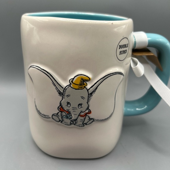 Rae Dunn Disney Dumbo DON’T JUST FLY, SOAR Double Sided Mug Elephant NEW - Picture 1 of 2
